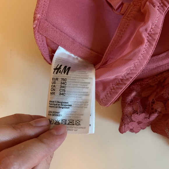 H&M Lingerie Set Mauve - Picture 5 of 5
